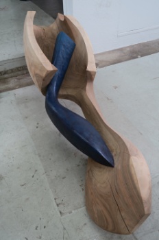 Holzskulptur Erwachen 3