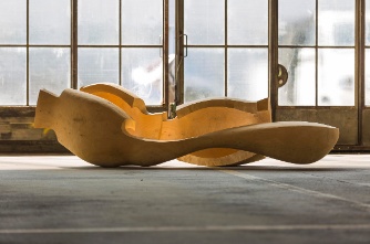 Holzskulptur PrometheusEpimetheus 1