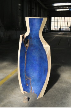 Holzskulptur Ich-Du 2