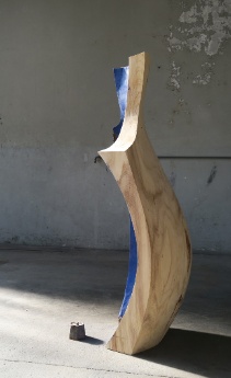 Holzskulptur Ich-Du 5