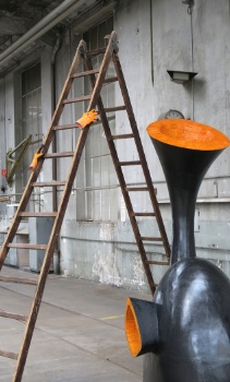 Holzplastik EinhornOpferlamm 6
